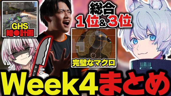 【ALGS Year4】今週も好順位で終えられたWeek4まとめ！【ApexLegends/エーペックスレジェンズ/FNATIC/YukaF/Satuki/Lykq/マッスル】