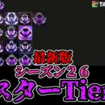 【APEX】マスターTier表(S26)