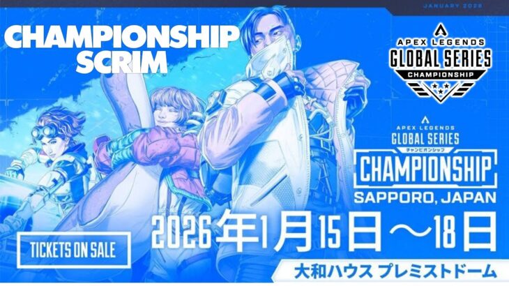 世界大会マッチポイントスクリム