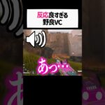 え?wwww女性配信者が出会った野良VCの反応が完璧すぎたwwwww【apex.エーペックスレジェンズ】#shorts